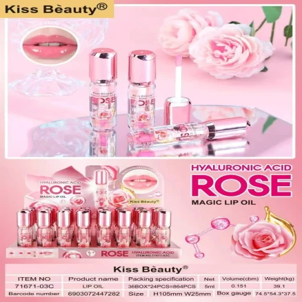 Hyaluronic Acid ROSE Magic Lip Oil